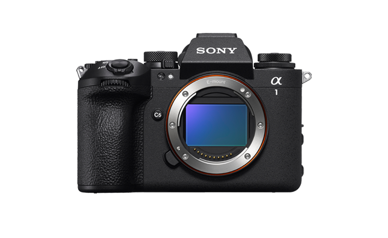 Front view of Sony α1 II