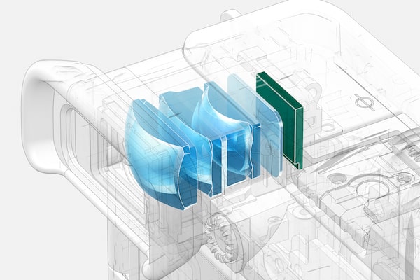 Illustration of viewfinder interior