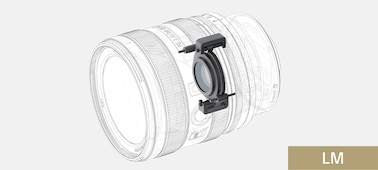 A diagram showing the actuator employed in the FE 24-50mm F2.8 G