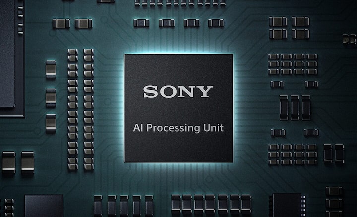 Illustration showing the AI processing unit