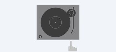 Picture of Turntable with BLUETOOTH® connectivity