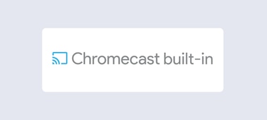 Logo of Chromecast built-in